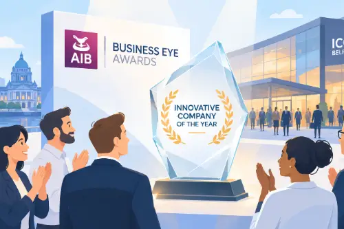 Libertas Software Research has been shortlisted for Innovative Company of The Year at the AIB Business Eye Awards, with winners announced on 22nd October 2026 at ICC Belfast. Libertas Software Research has been shortlisted for Innovative Company of The Year at the AIB Business Eye Awards, with winners announced on 22nd October 2026 at ICC Belfast.
