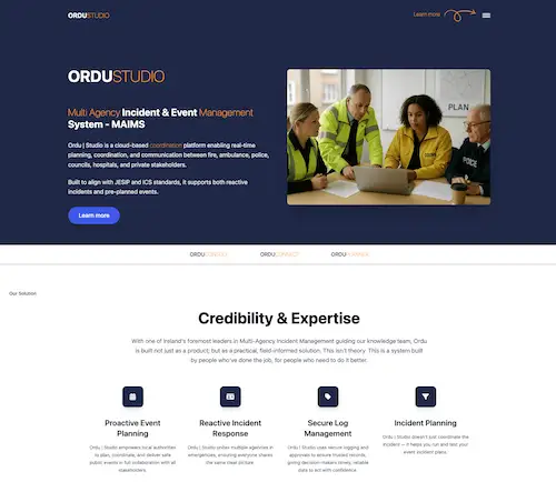 ORDU Studio Platform Dashboard Interface